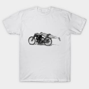 Retro Vintage Racing Motorbike Rider T-Shirt